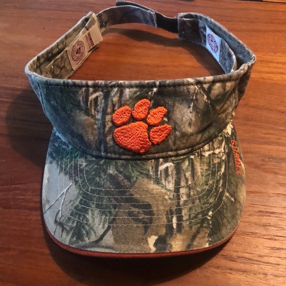 Accessories | Clemson Camo Visor | Poshmark